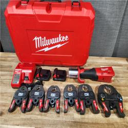 HOUSTON LOCATION - AS - IS Milwaukee M18 Force Logic ONE KEY Press Tool 1/2-2 Kit