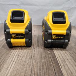 AS-IS - DEWALT FLEXVOLT 20-Volt/60-Volt MAX Lithium-Ion 6.0Ah Battery Pack (2-Pack)