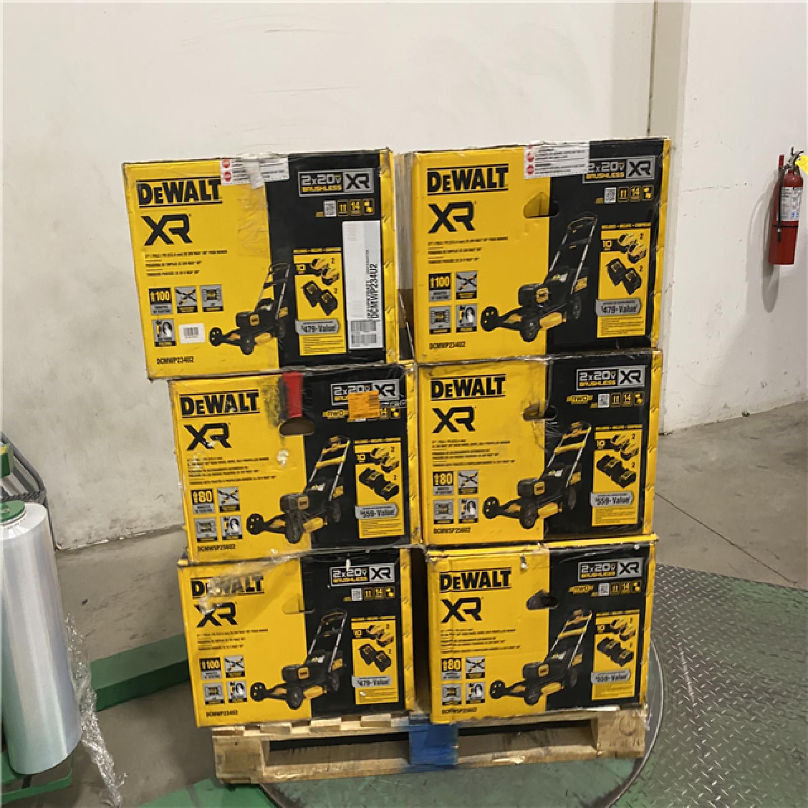 Dallas Location - As-Is DEWALT Lawn Mower Pallet(Lot Of 6)