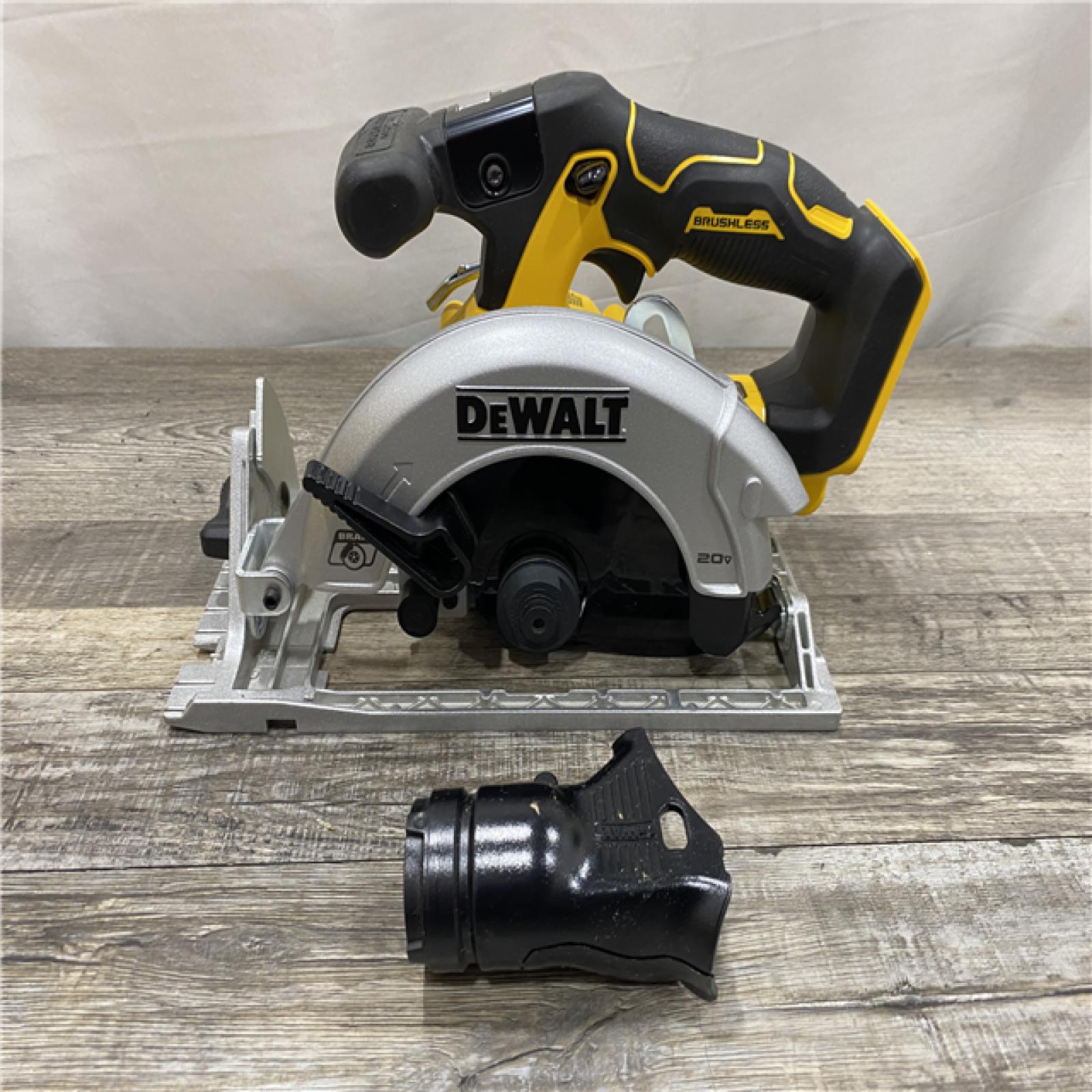 AS-IS DEWALT 20V MAX Cordless Brushless 6-1/2 in. Sidewinder Style Circular Saw (Tool Only)