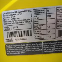 CALIFORNIA AS-IS CHAMPION PORTABLE POWER GENERATOR