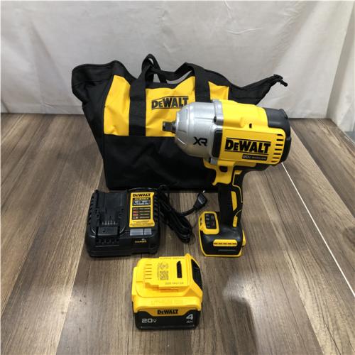 AS-IS DEWALT 20V MAX Lithium-Ion Cordless 1/2 in. Impact Wrench Kit