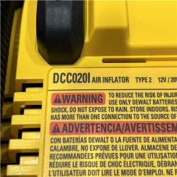 AS-IS DEWALT 20V MAX Cordless Electric Portable Inflator (Tool Only)