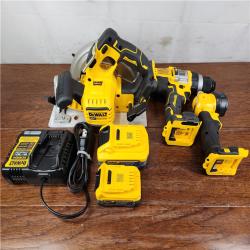 AS-IS DEWALT 20V MAX Lithium-Ion Brushless Cordless (3-Tool) Combo Kit