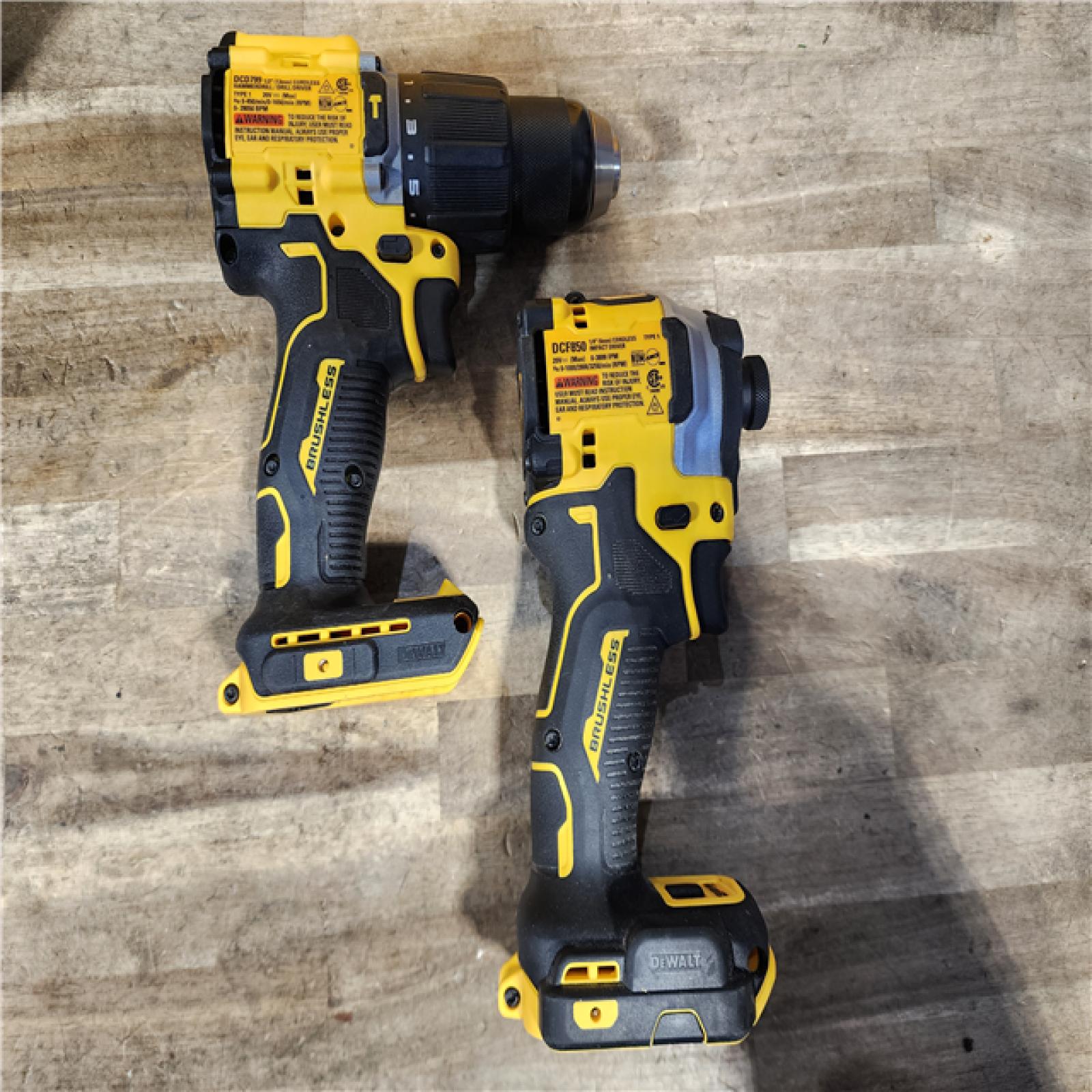 HOUSTON LOCATION - AS-IS DEWALT ATOMIC 20V MAX Lithium-Ion Cordless 2-Tool Combo Kit