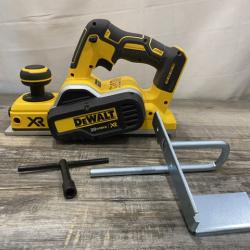 AS-IS DEWALT 20V MAX XR Cordless Brushless 3-1/4 in. Planer (Tool Only)