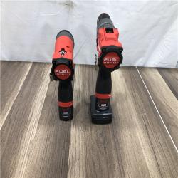 AS-IS Milwaukee FUEL 12-Volt Lithium-Ion Brushless Cordless Hammer Drill and Impact Driver Combo Kit