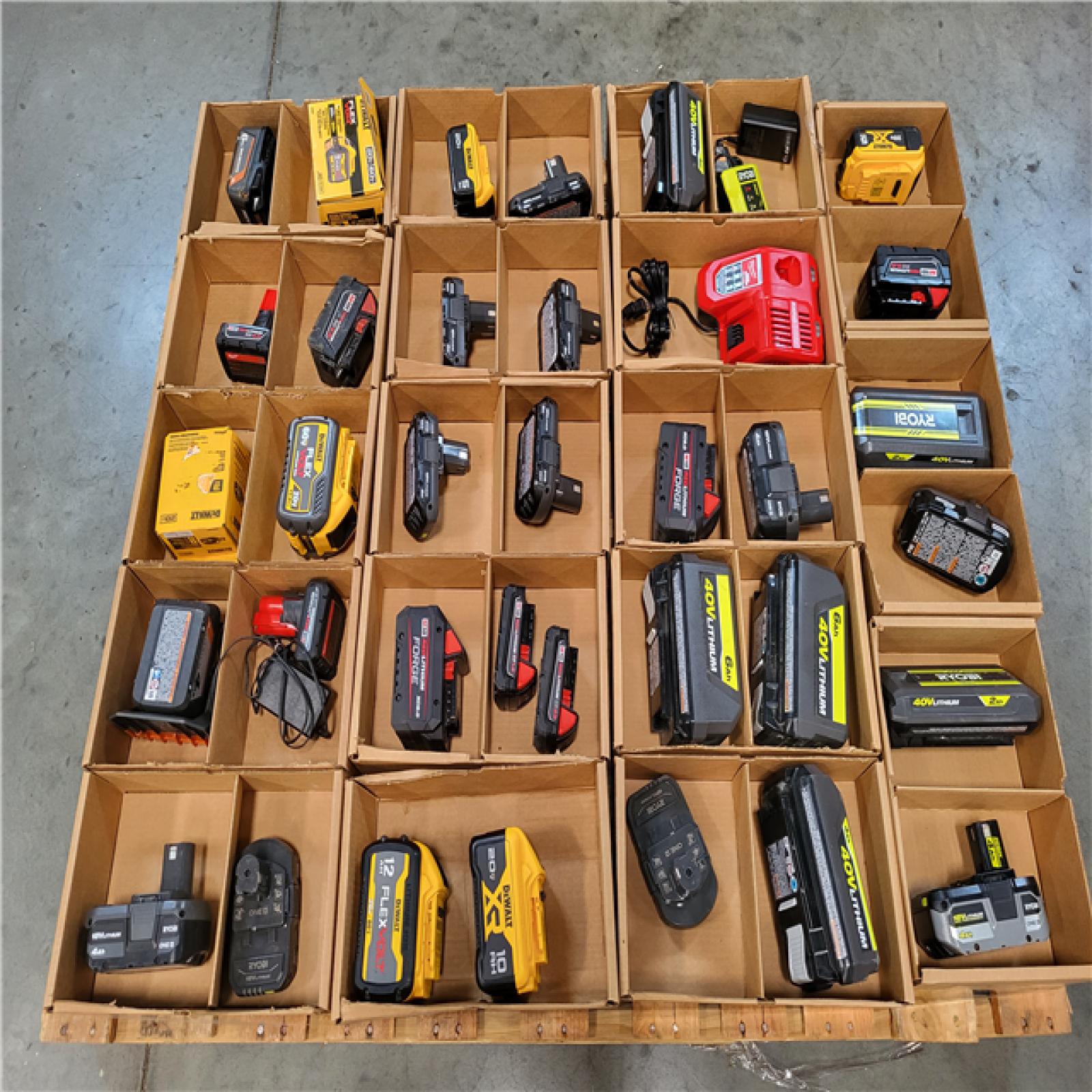 CALIFORNIA AS-IS BATTERY PALLET