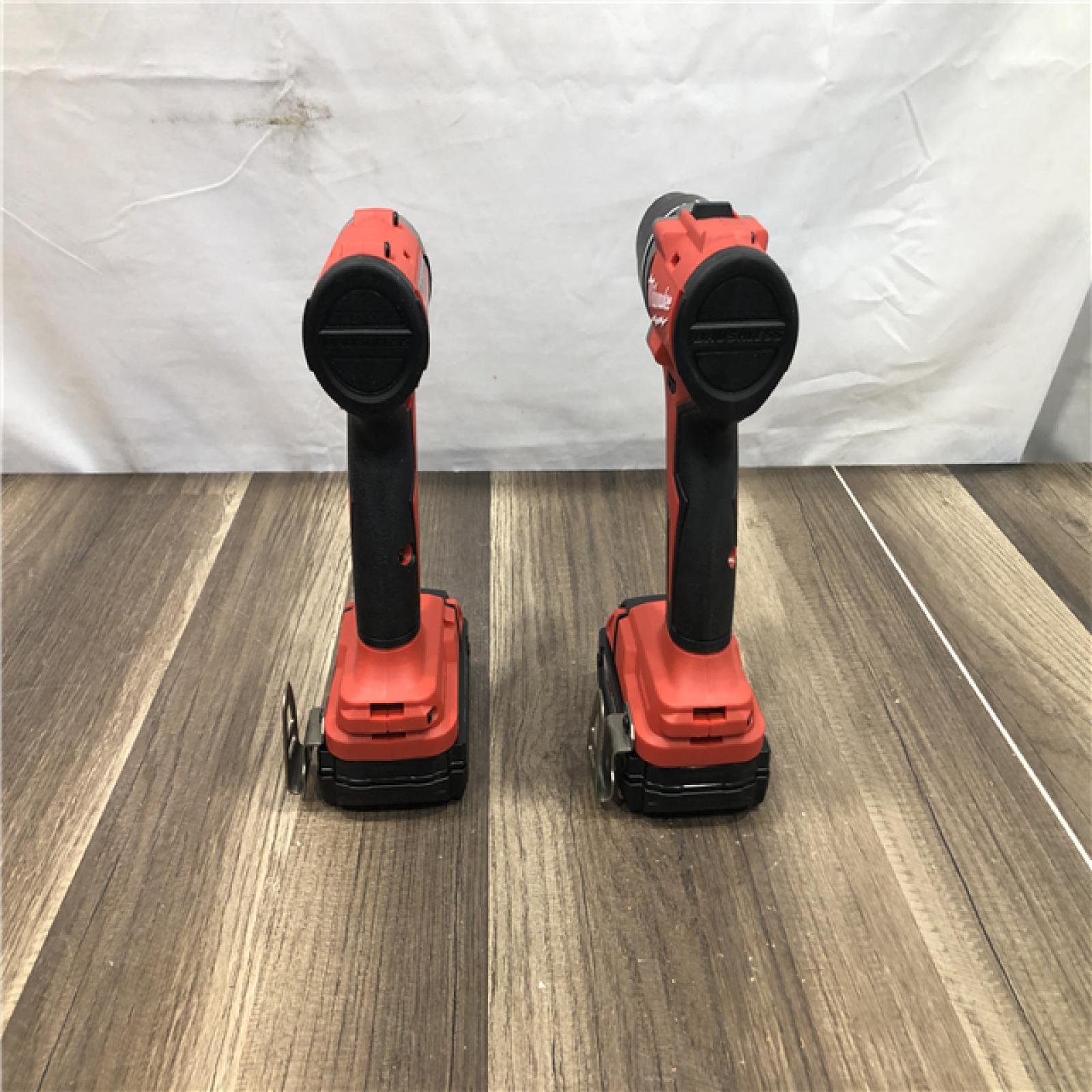 AS-IS Milwaukee 18V Lithium-Ion Brushless Cordless Compact Drill/Impact Combo Kit