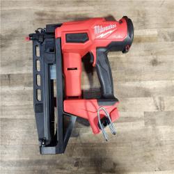 HOUSTON - LOCATION - AS-IS Milwaukee Tool Cordless Finish Nail Gun 18 V 3020-20 (TOOL ONLY)