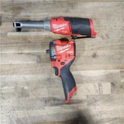 HOUSTON LOCATION - AS-IS MILWAUKEE 2 TOOL COMBO KIT W/ (2) BATTERY & CHARGER