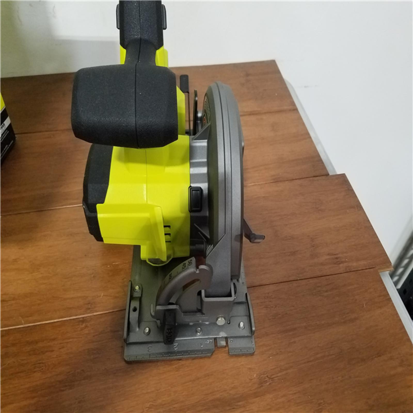 CALIFORNIA AS-IS RYOBI ONE+HP18V COMPACT BRUSHLESS 6-1/2CIRCULAR SAW (TOOL ONLY)
