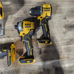 HOUSTON LOCATION - AS-IS DEWALT 4 TOOL COMBO KIT W/ (2) BATTERY & CHARGER