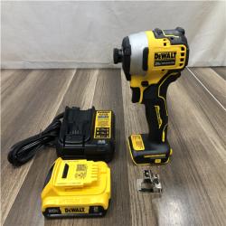 AS-IS DEWALT Atomic 20V Max Lithium-Ion Brushless Cordless Compact 1/4 in. Impact Driver Kit
