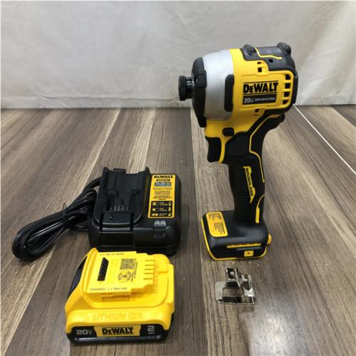 AS-IS DEWALT Atomic 20V Max Lithium-Ion Brushless Cordless Compact 1/4 in. Impact Driver Kit