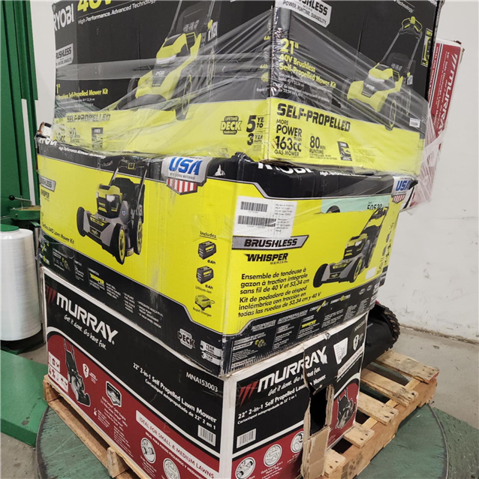 Dallas Location - As-Is Lawn Mower Pallet