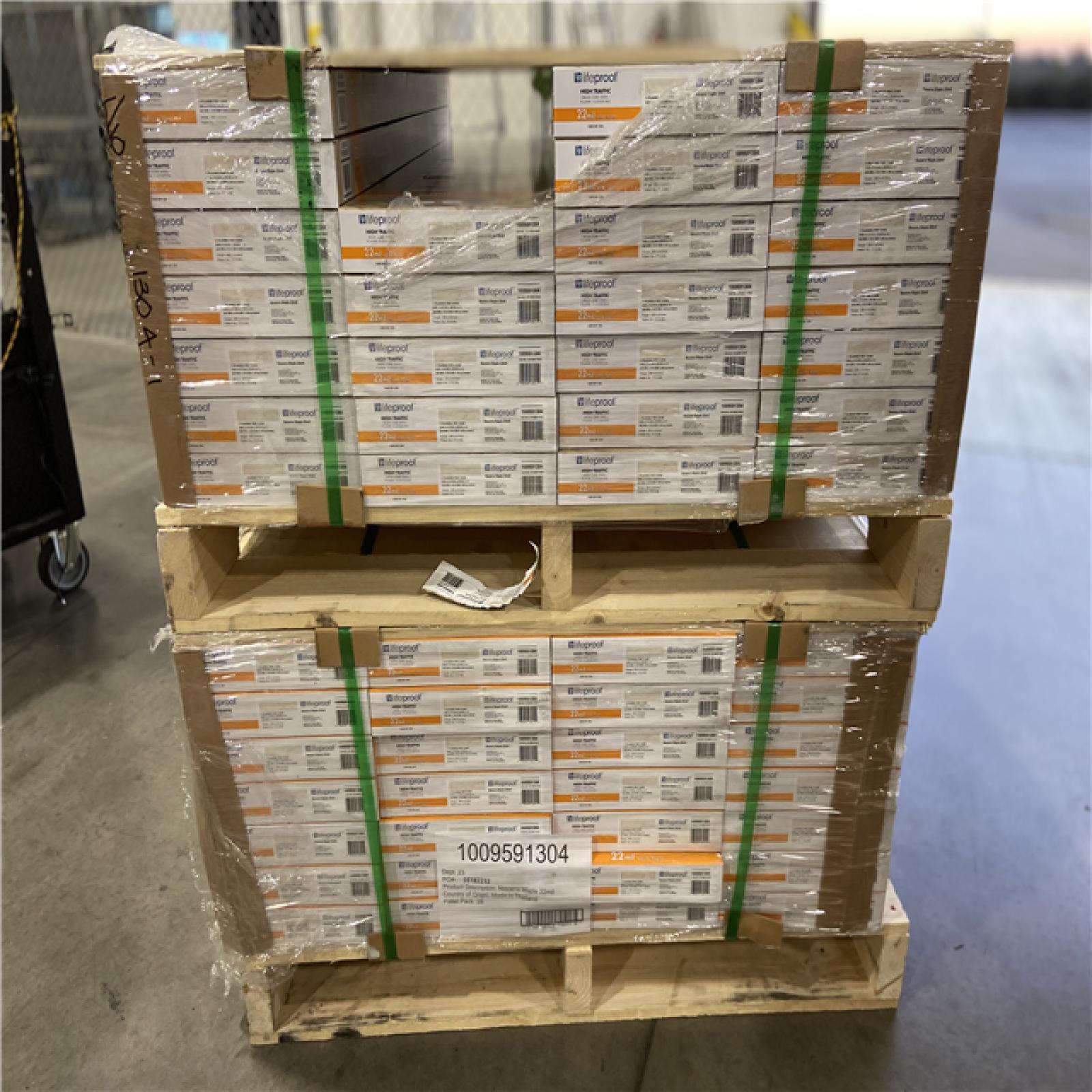 DALLAS LOCATION - Lifeproof Navarra Maple 22 mil x 8.7 in. W x 48 in. L Click Lock Waterproof Luxury Vinyl Plank Flooring (20.1 sq. ft/case) - 51 CASES