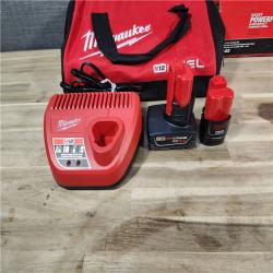 HOUSTON LOCATION - AS-IS Milwaukee 3497-22 12V Brushless Hammer Drill and Impact Driver Combo Kit