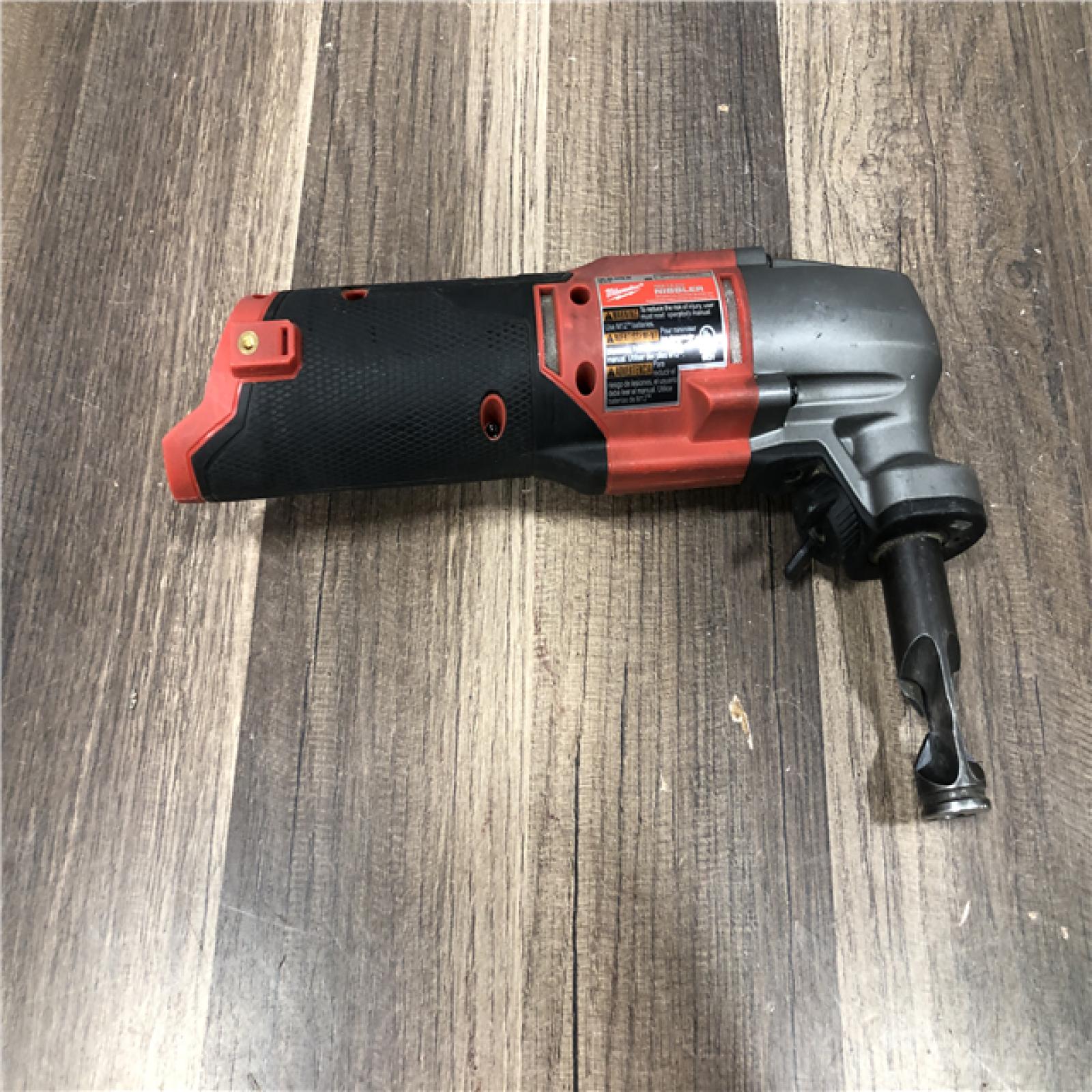 AS-IS Milwaukee FUEL 12-Volt Lithium-Ion Brushless Cordless 16-Gauge Variable Speed Nibbler (Tool-Only)