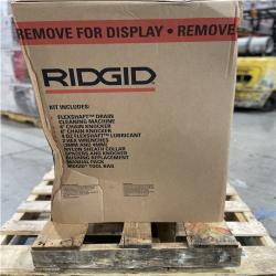 DALLAS LOCATION- RIGID K9-306 FlexShaft 125 FT. Drain Cleaning Machine KIT