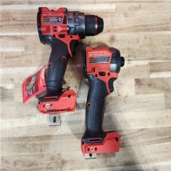 HOUSTON LOCATION - AS-IS (APPEARS LIKE NEW) Milwaukee FUEL 18V Lithium-Ion Brushless Cordless Hammer Drill and Impact Driver Combo Kit