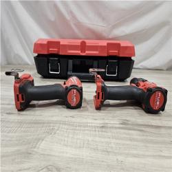 AS-IS Milwaukee FUEL 18V Lithium-Ion Brushless Cordless Hammer Drill and Impact Driver Combo Kit
