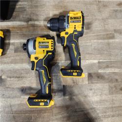 HOUSTON LOCATION - AS-IS Dewalt DCK225D2 20V MAX ATOMIC Brushless Compact Lithium-Ion 1/2 in. Cordless Drill Driver and 1/4 in. Impact Driver Combo Kit with 2 Batteries 2 Ah