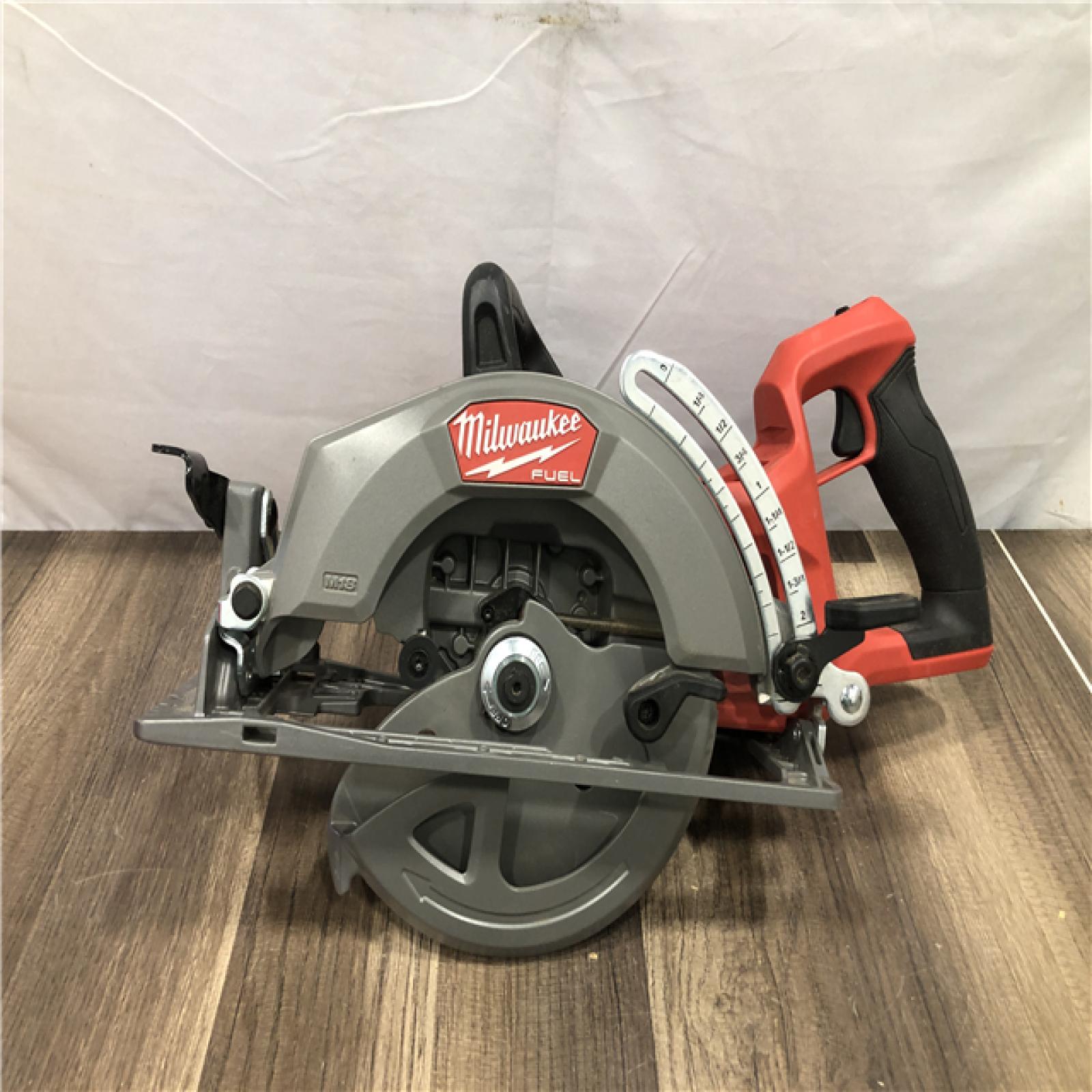AS-IS Milwaukee  FUEL 18V Lithium-Ion Cordless 7-1/4 in. Rear Handle Circular Saw (Tool-Only)