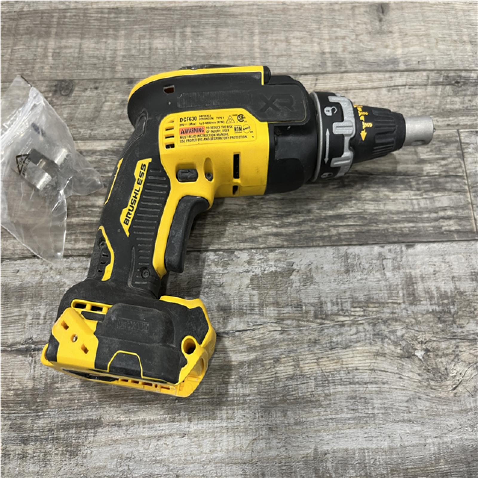 AS-IS DEWALT XR 20V MAX Lithium-Ion Cordless Brushless Screw Gun (Tool Only)