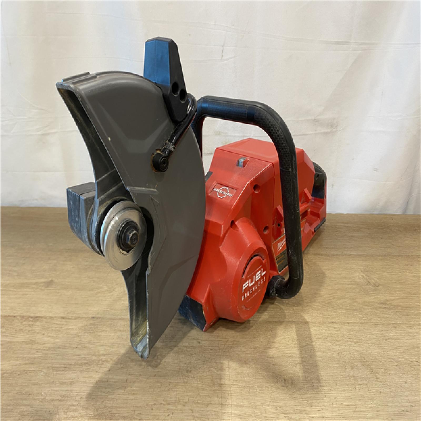 AS-IS Milwaukee FUEL ONE-KEY 18V Lithium-Ion Brushless Cordless 9 in. Cut Off Saw (Tool-Only)