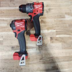 HOUSTON LOCATION - AS-IS Milwaukee FUEL 18V Lithium-Ion Brushless Cordless Hammer Drill and Impact Driver Combo Kit