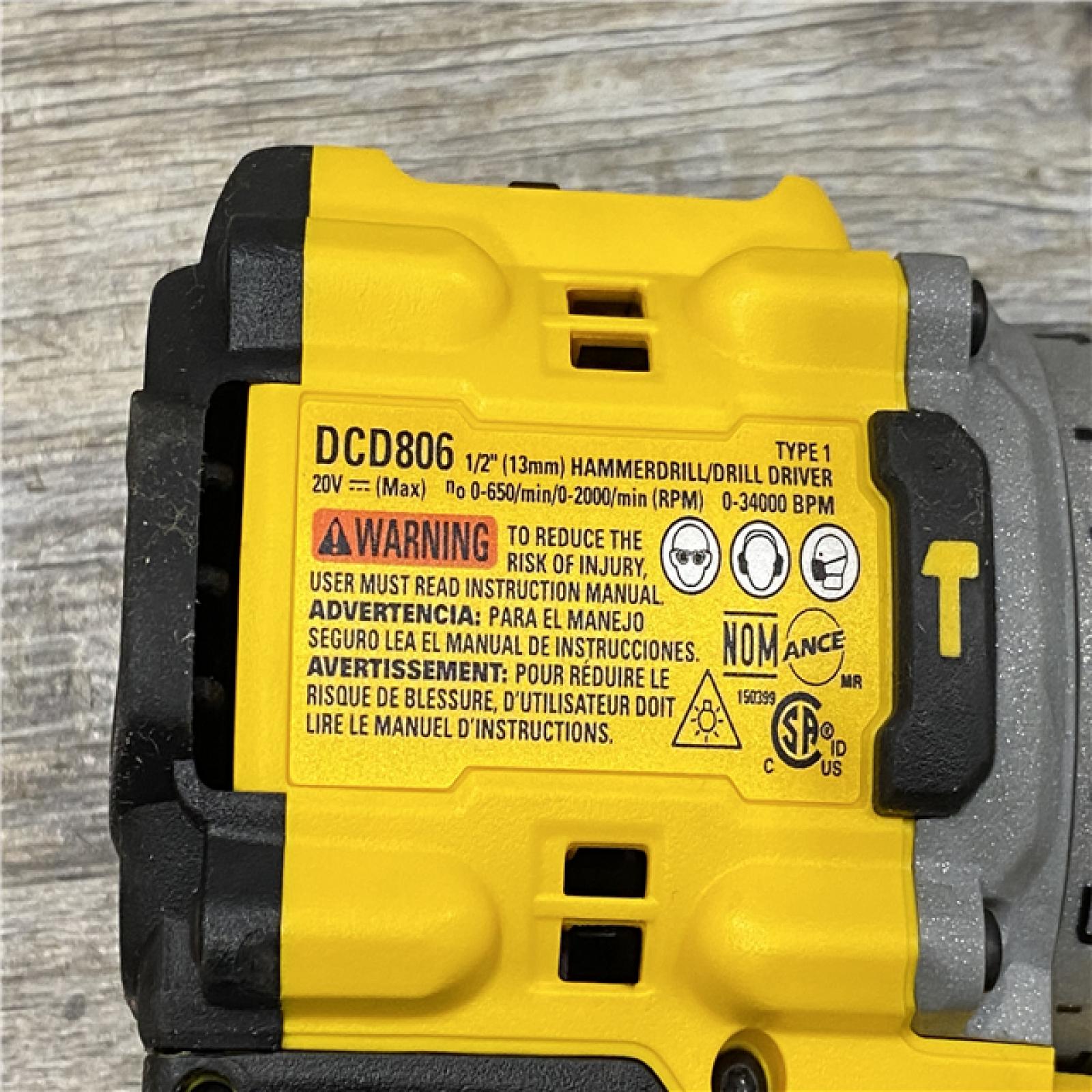 AS-IS DEWALT 20V XR Brushless Cordless 1/2 in. Hammer Drill (Tool-Only)