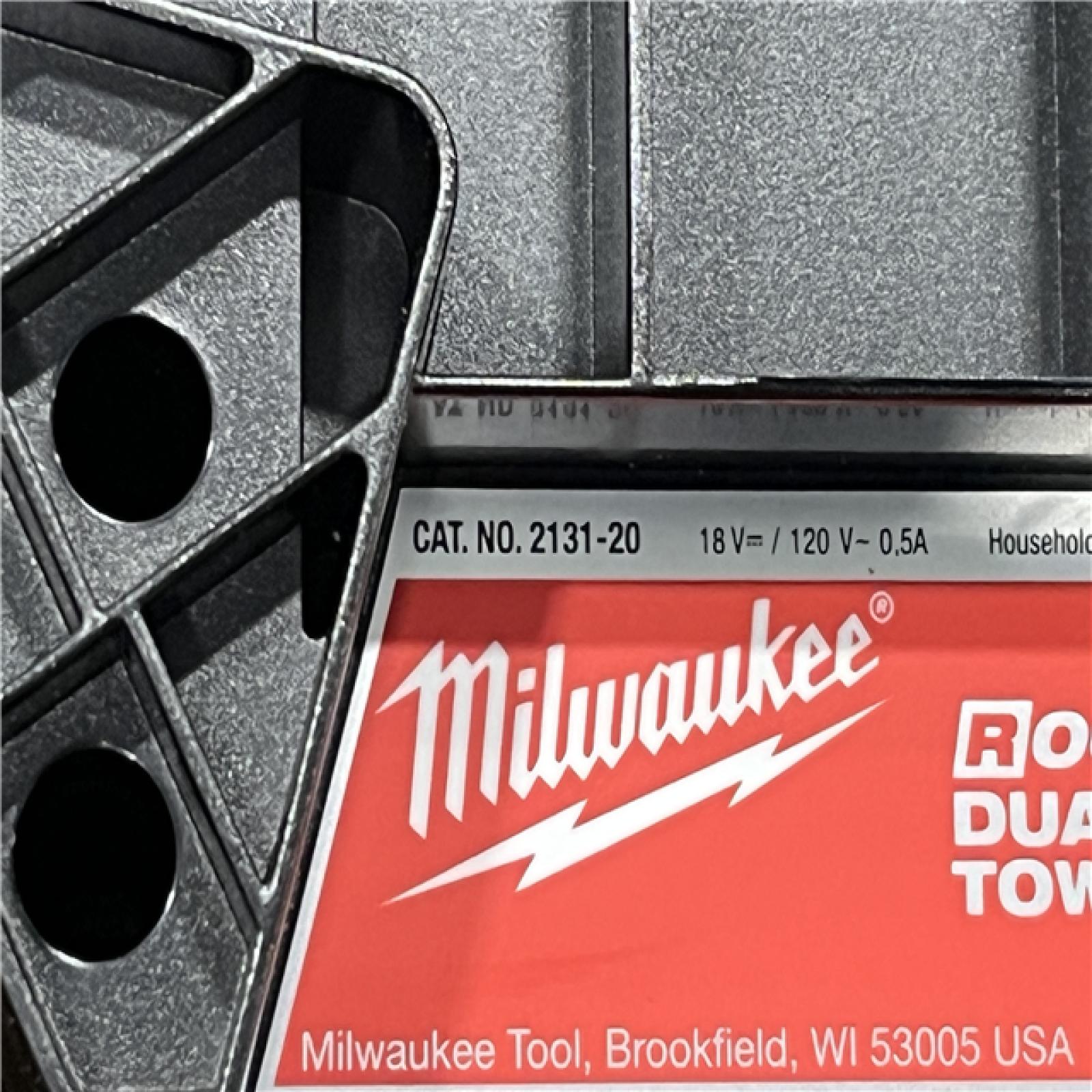 AS-IS Milwaukee 18-Volt Lithium-Ion Cordless Rocket Dual Power Tower Light (Tool-Only)