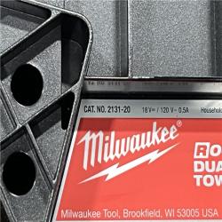 AS-IS Milwaukee 18-Volt Lithium-Ion Cordless Rocket Dual Power Tower Light (Tool-Only)