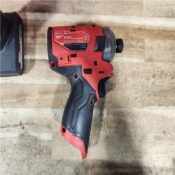 HOUSTON LOCATION - AS - IS Milwaukee FUEL SURGE 12V Lithium-Ion Brushless Cordless 1/4 in. Hex Impact Driver Compact Kit