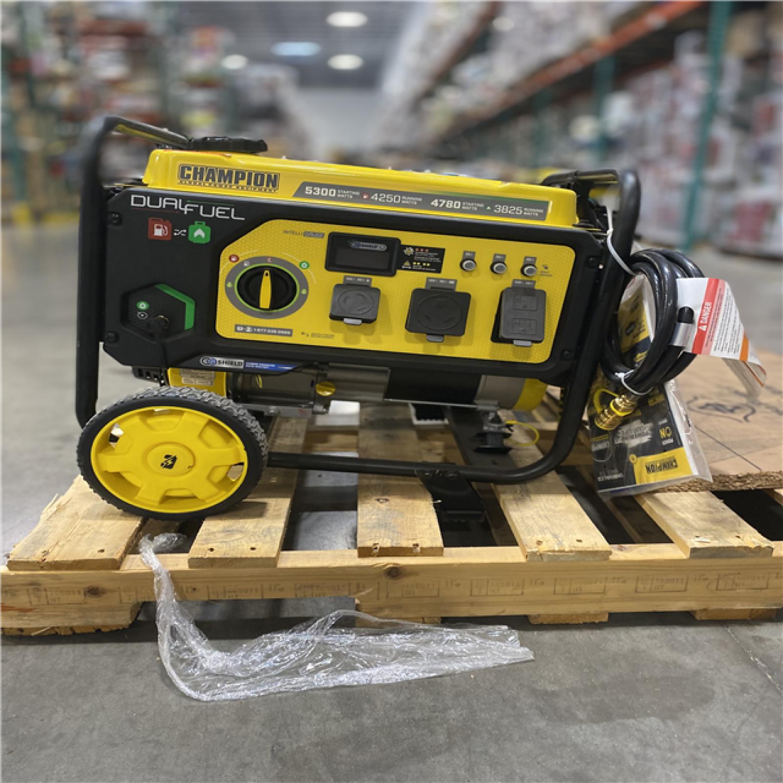Dallas Location - As-Is Champion 201279 5300W Dual Fuel Generator