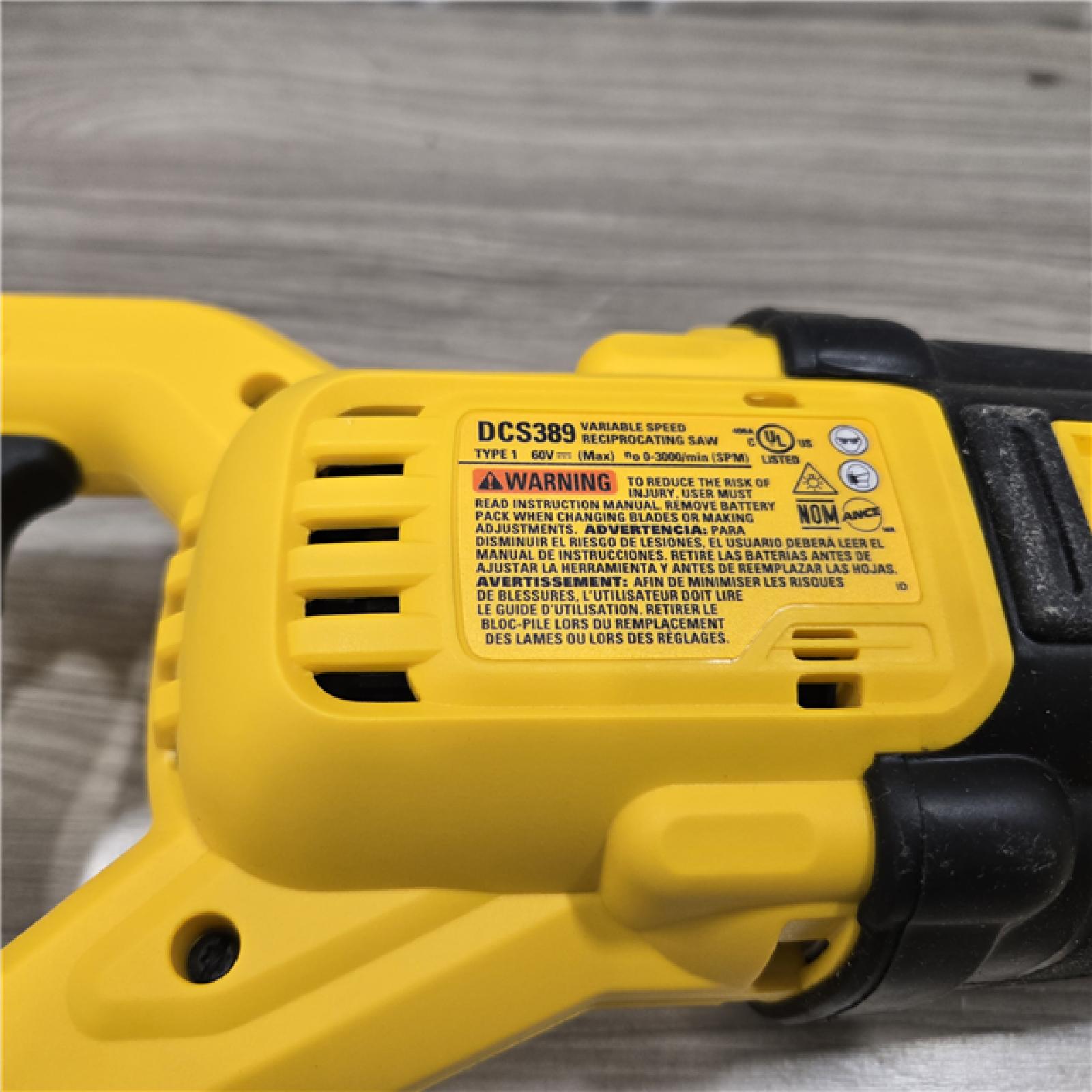 AS-IS DeWalt FLEXVOLT 60V MAX Cordless Reciprocating Saw (Tool-Only)