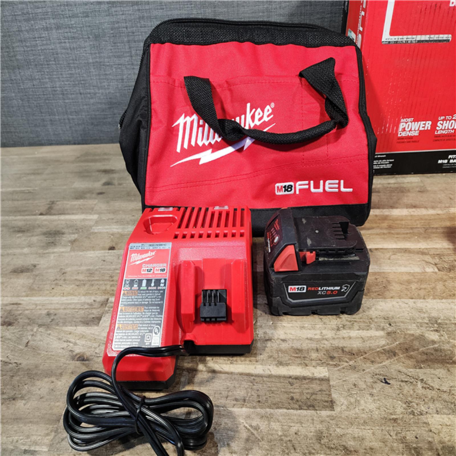 HOUSTON LOCATION - AS-IS Milwaukee FUEL 18V Lithium-Ion Brushless Cordless 1/2 in. Impact Wrench w/Friction Ring Kit