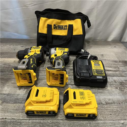 AS-IS DEWALT ATOMIC 20-Volt MAX Lithium-Ion Cordless Combo Kit