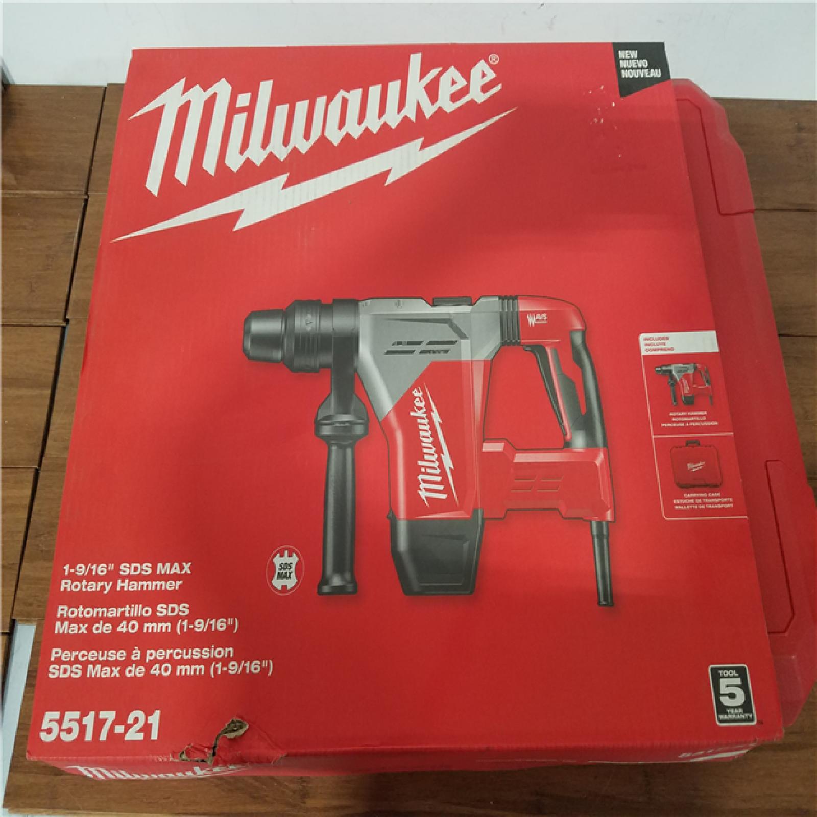 California AS-IS Milwaukee 1-9 /16 SDS Rotary Hammer