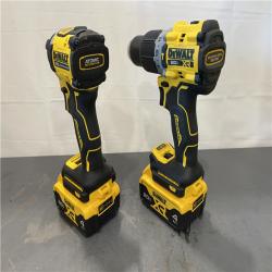 AS-IS - DEWALT 20V MAX XR Hammer Drill and ATOMIC Impact Driver 2 Tool Cordless Combo Kit