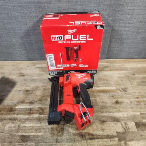 HOUSTON LOCATION - AS-IS (APPEARS LIKE NEW) MILWAUKEE FUEL 18-Volt Lithium-Ion Brushless Cordless 18-Gauge 1/4 in. Narrow Crown Stapler (Tool-Only)