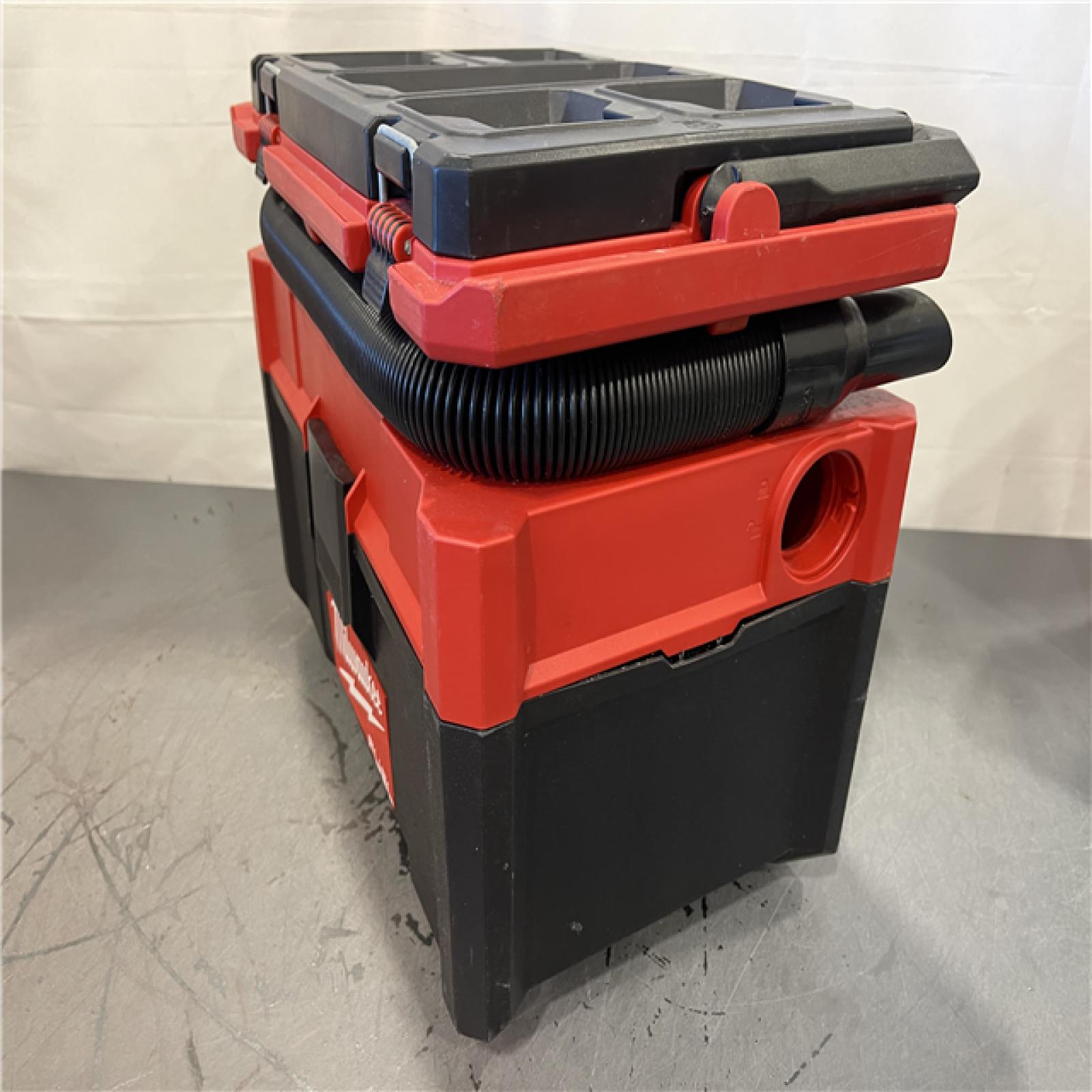 AS-IS - MILWAUKEE M18 FUEL PACKOUT 18-Volt Lithium-Ion Cordless 2.5 Gal. Wet/Dry Vacuum