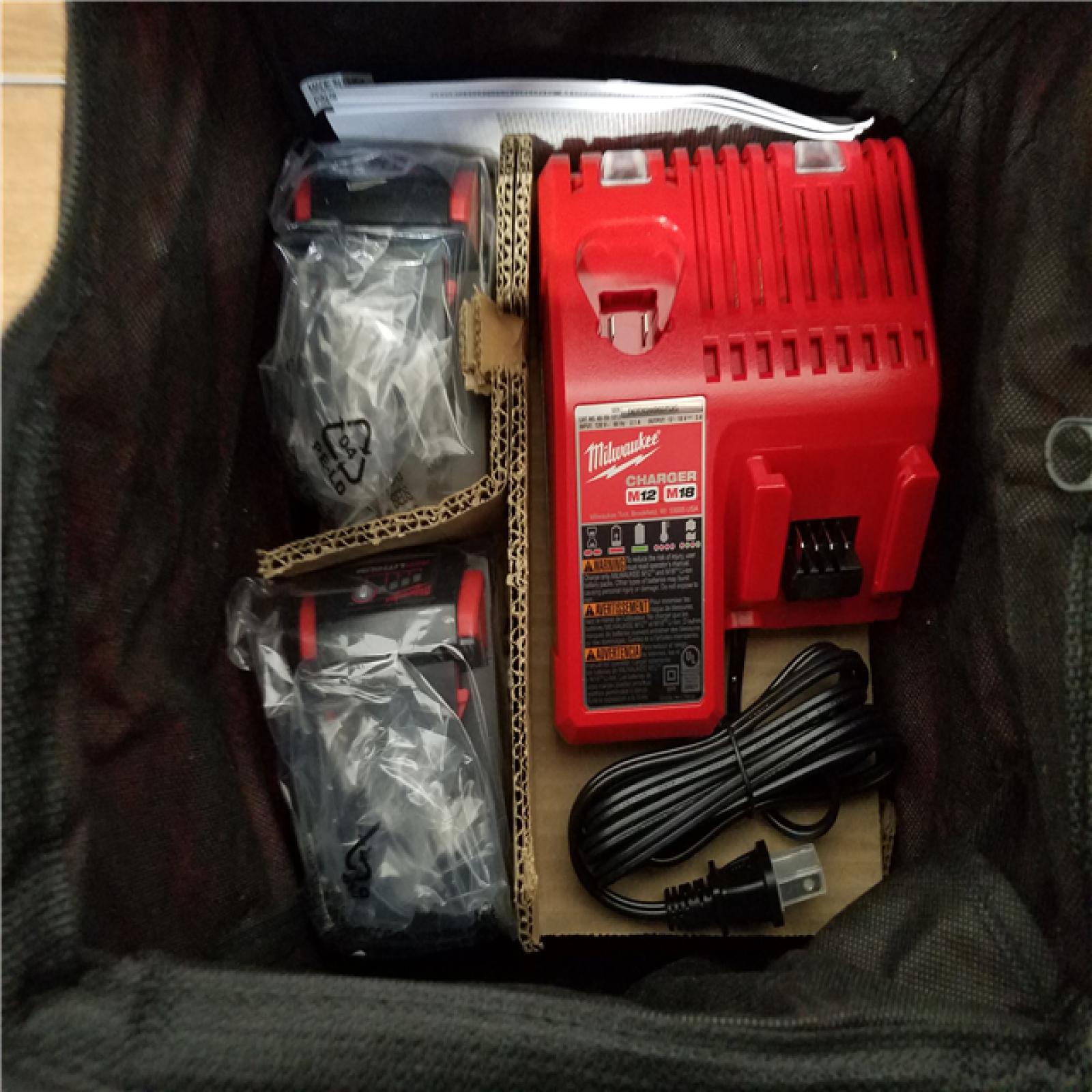 California NEW Milwaukee M18 Compact Brushless 2-Tool Combo Kit  Includes (2) Batteries  Charger & Bag