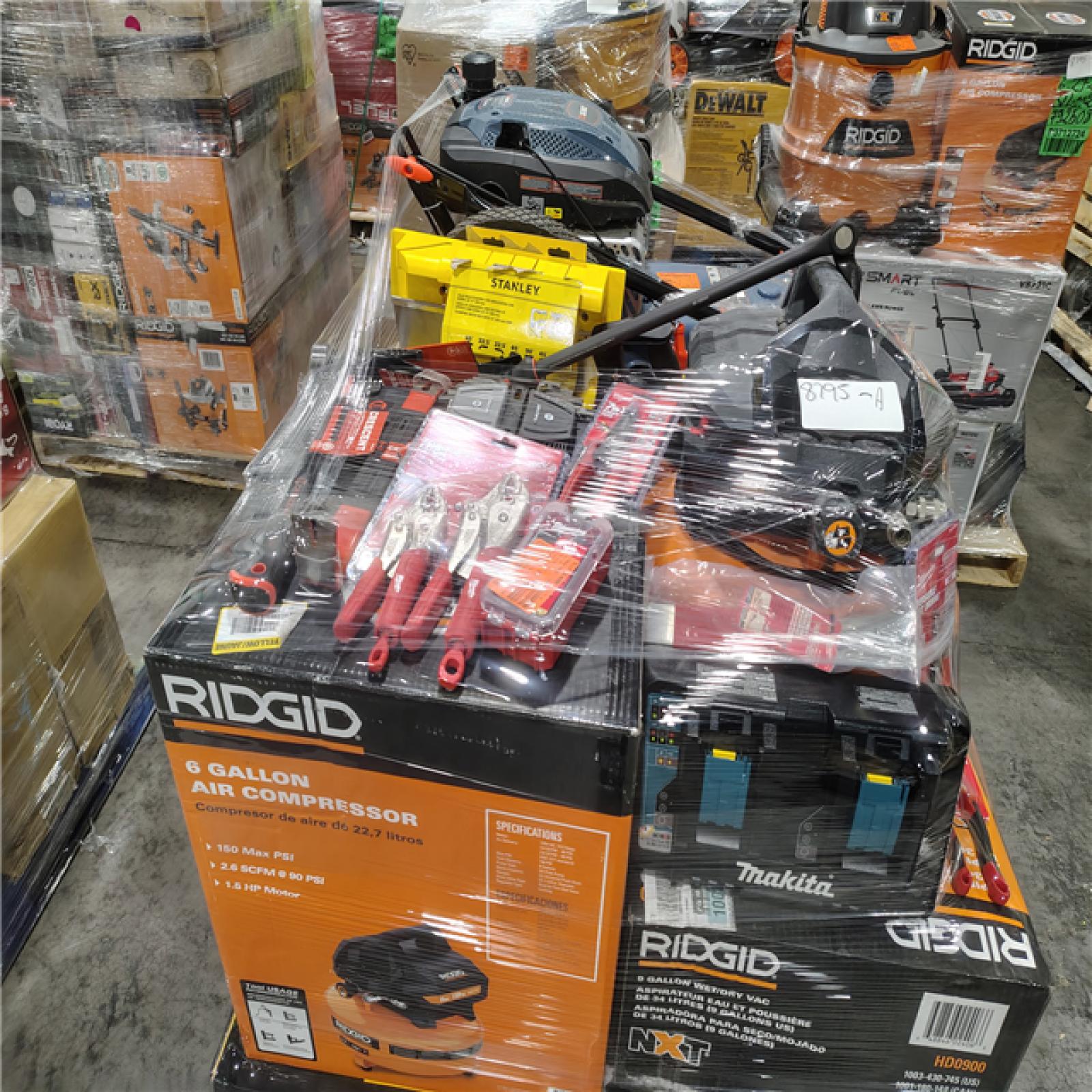 Pittston Location As-Is Tools and MorePartial Truckload (11 Pallets) 8795-A