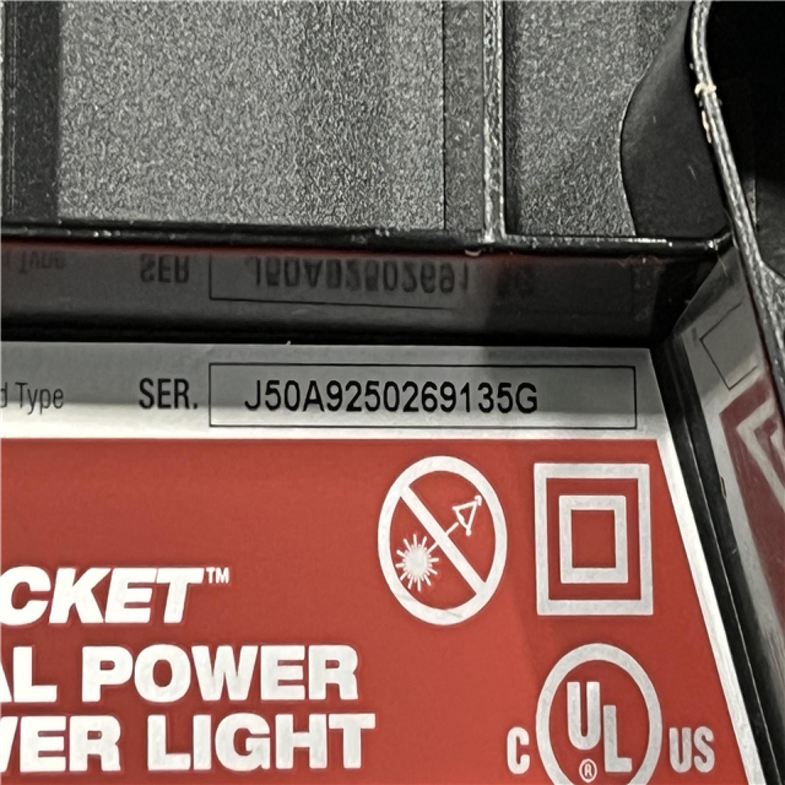 AS-IS Milwaukee 18-Volt Lithium-Ion Cordless Rocket Dual Power Tower Light (Tool-Only)