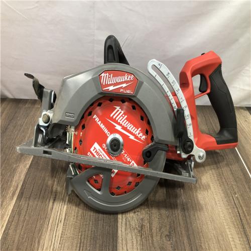 AS-IS Milwaukee FUEL 18V Lithium-Ion Cordless 7-1/4 in. Rear Handle Circular Saw (Tool-Only)