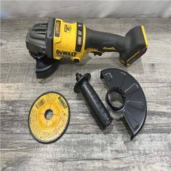AS-IS DEWALT FLEXVOLT 60V MAX Cordless Brushless 4.5 in. to 6 in. Small Angle Grinder with Kickback Brake (Tool Only)