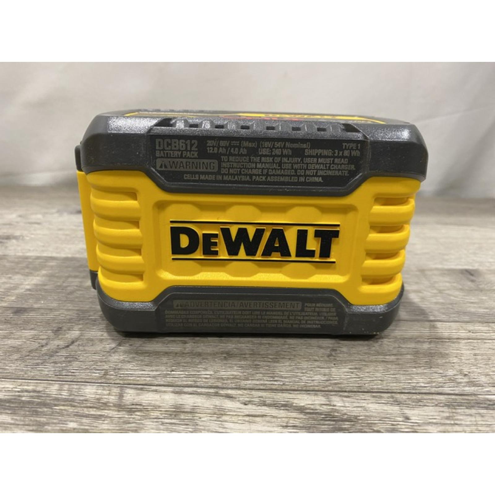 AS-IS DEWALT FLEXVOLT 20V/60V MAX Lithium-Ion 12.0Ah Battery