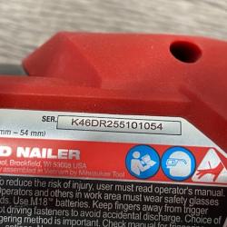 AS-IS Milwaukee FUEL 18-Volt Lithium-Ion Brushless Cordless Gen II 18-Gauge Brad Nailer (Tool-Only)